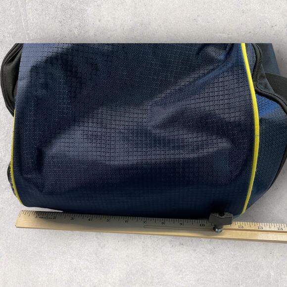 Adidas University of Michigan Wolverines Duffel Gym Bag Blue Yellow Logo Sports - Picture 12 of 12